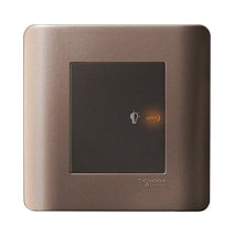 Dimmer điều chỉnh ánh sáng đèn 350VA Zencelo Schneider E8431EPD4_SZ, màu đồng