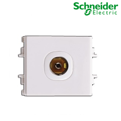 Ổ cắm TV S-Flexi Size M Schneider F50TVM_WE_G19, màu trắng