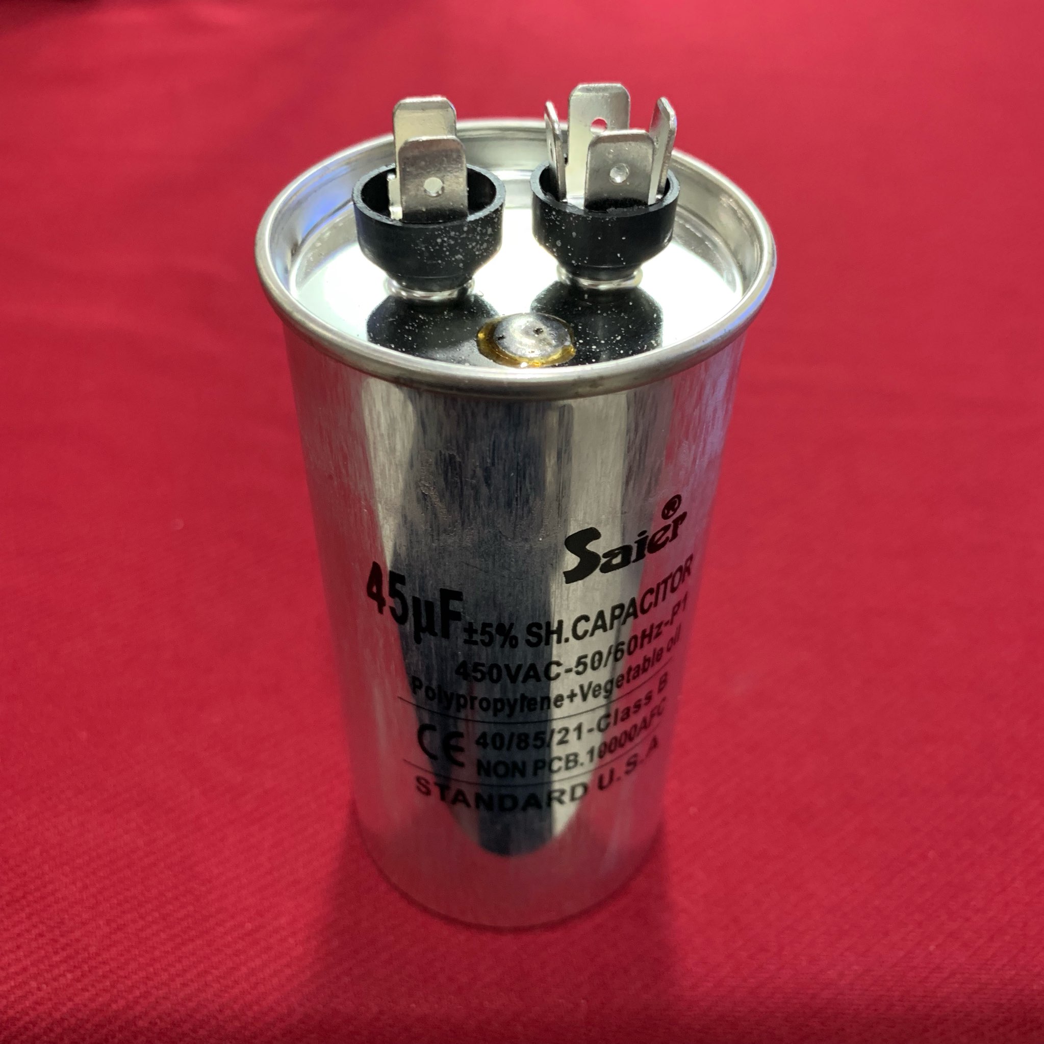 Tụ nhôm Saier CBB65 50µF dành Cho Máy Lạnh