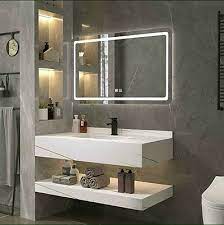 Bộ bàn đá 2 tầng chống xước, DƯƠNG TRẮNG kt 50*80
