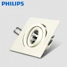 Bộ chiếu điểm vuông GD100B 1x9W 3000K, ánh sáng vàng, 6 cái/thùng