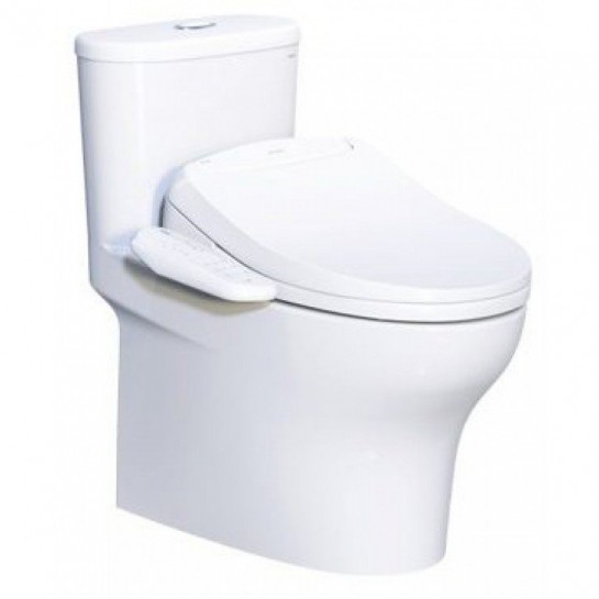 Bồn cầu kết hợp nắp điện tử Caesar CD13494+TAF400H