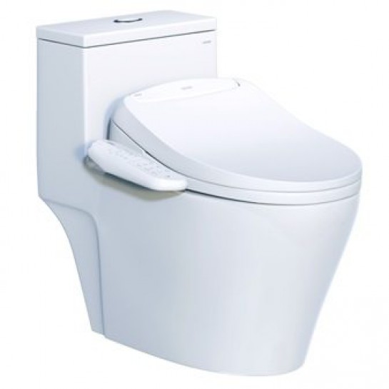 Bồn cầu kết hợp nắp điện tử Caesar CD1356+TAF400H