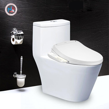 Bồn cầu kết hợp nắp điện tử Caesar CD1363+TAF400H