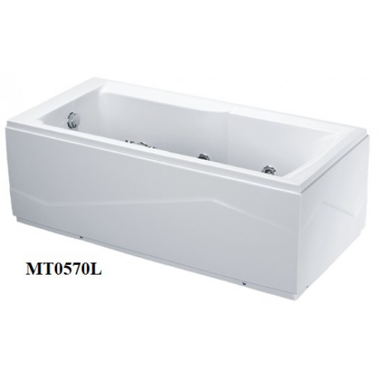 Bồn Tắm Massage 1.7M Chân Yếm CAESAR MT0570L
