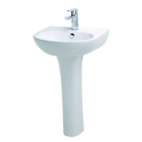 Chậu lavabo treo tường Caesar L2152+P2445