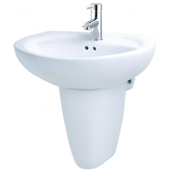 Chậu lavabo treo tường Caesar L2220+P2443