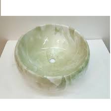 Chậu sứ Tròn vân đá xanh 975-D