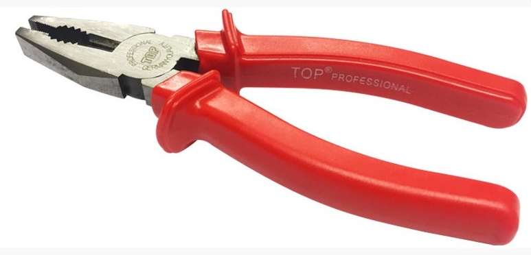 Kìm điện cán đỏ 8inch Top TP-4003-8