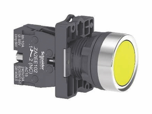 Nút nhấn giữ Ø 22 Schneider XA2EH51, màu vàng