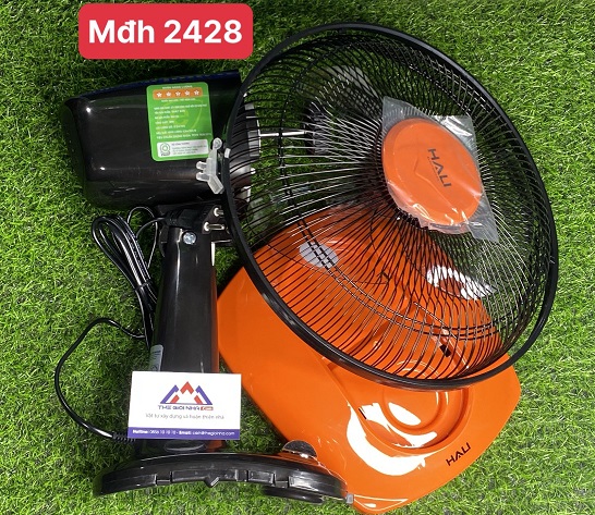 Quạt để bàn Hali BA-126, công suất 38w, đường kính cánh 300mm, màu đen