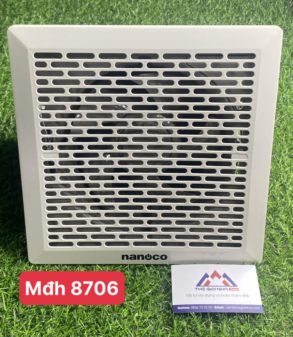 Quạt hút âm trần có ống dẫn Nanoco NCV1520-C