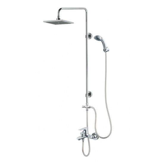 Sen nóng lạnh kết hợp bộ phụ kiện sen tắm đứng Caesar S493C+BS124