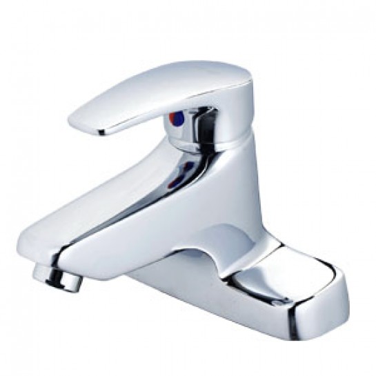 Vòi lavabo nóng lạnh Caesar B402CU, bộ xả nhấn