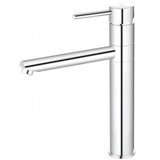 Vòi lavabo nóng lạnh cổ cao Caesar B751CU, bộ xả nhấn