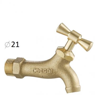Vòi tường lạnh Ø21 Caesar W034