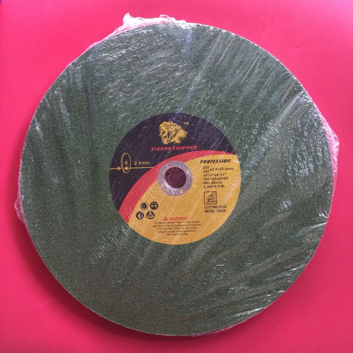 Đá cắt kim loại Tigerschipper 355x2.8x25.4mm