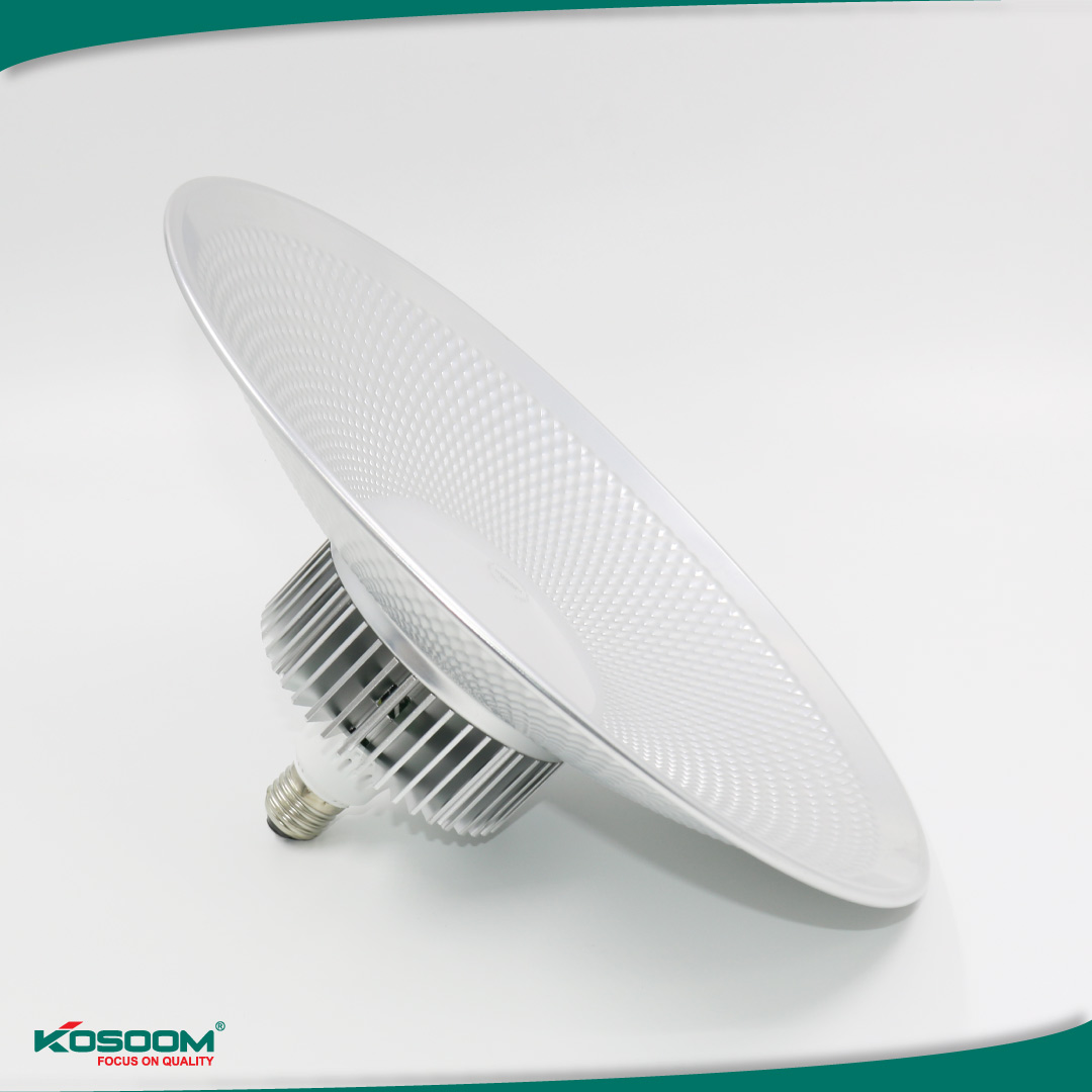 Đèn led nhà xưởng 80W, kích thước D450*H205, Kosoom DX-KS-80-T, ánh sáng trắng, đui đèn E27