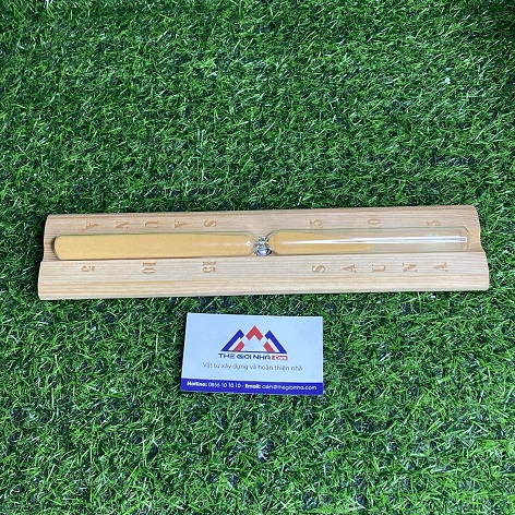 Đồng hồ cát phòng xông hơi khô sauna 30 x 10 x 4cm thương hiệu SAWO