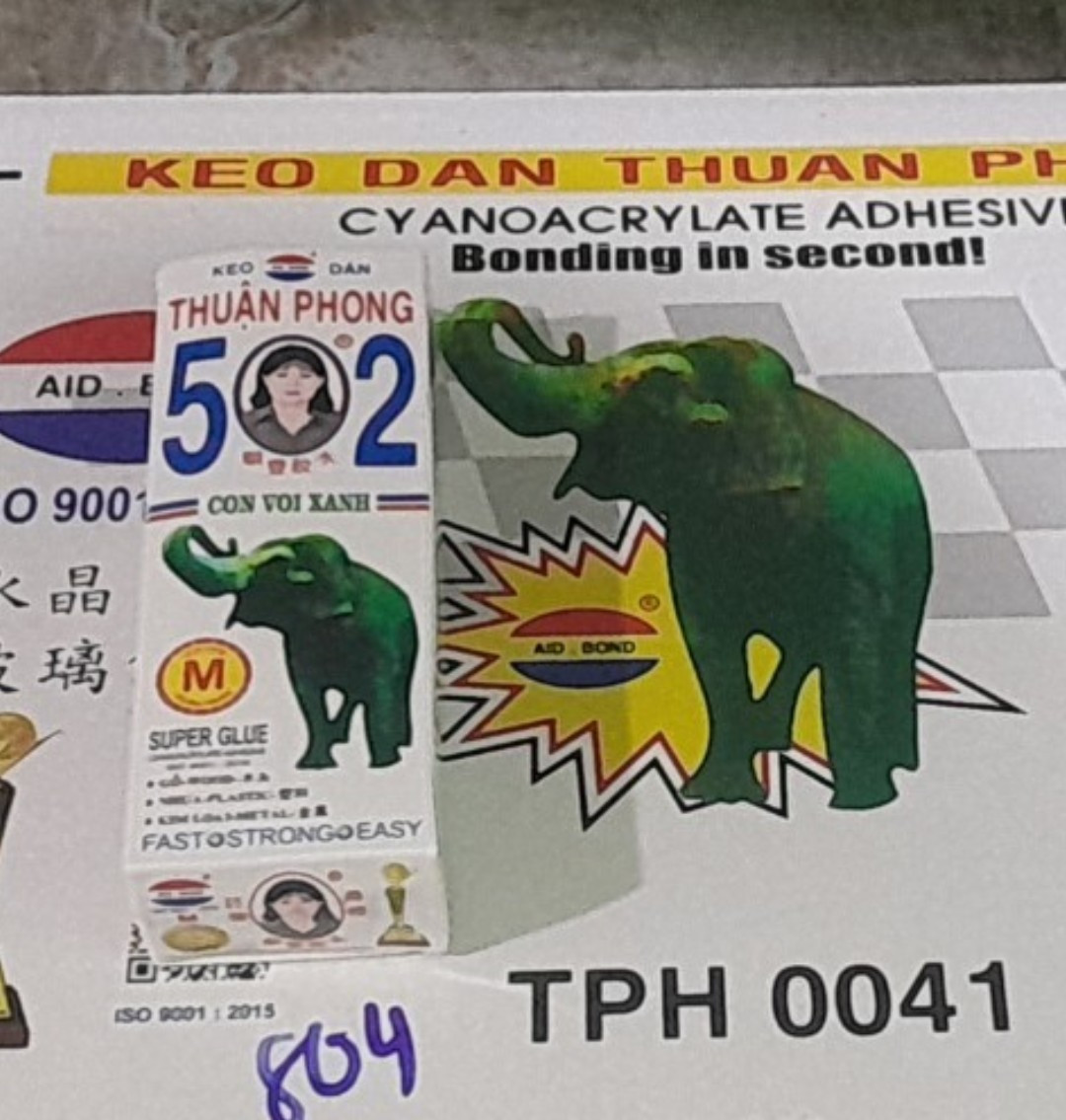 Keo dán sắt 502 Con Voi, size M