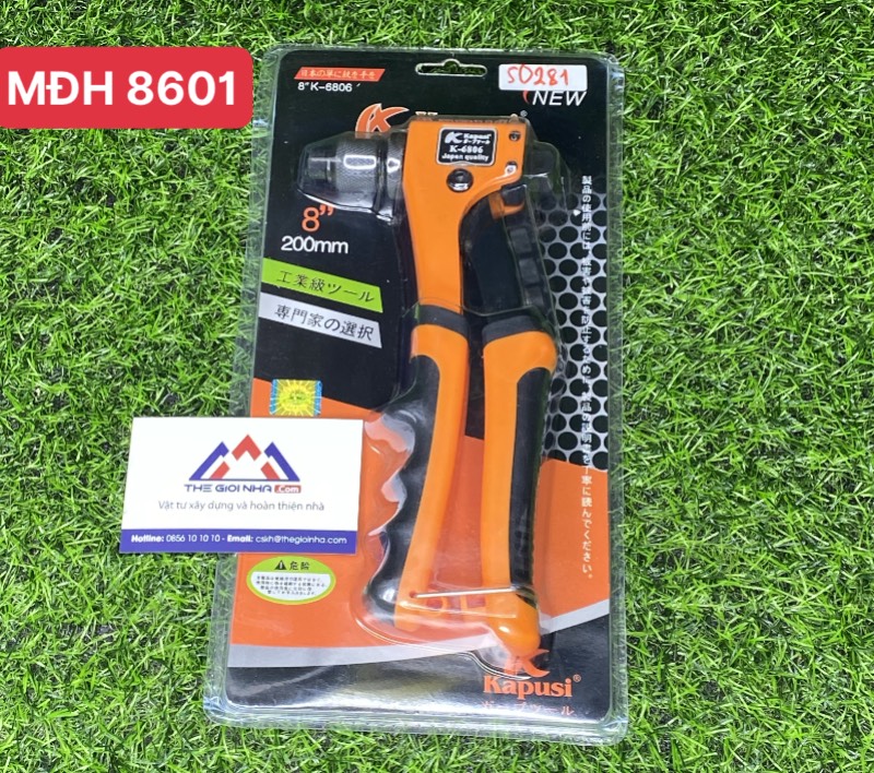 Kìm Rút Đinh Tán - Kìm Rút Rive nút chỉnh 8 inch/200mm Kapusi K-6806