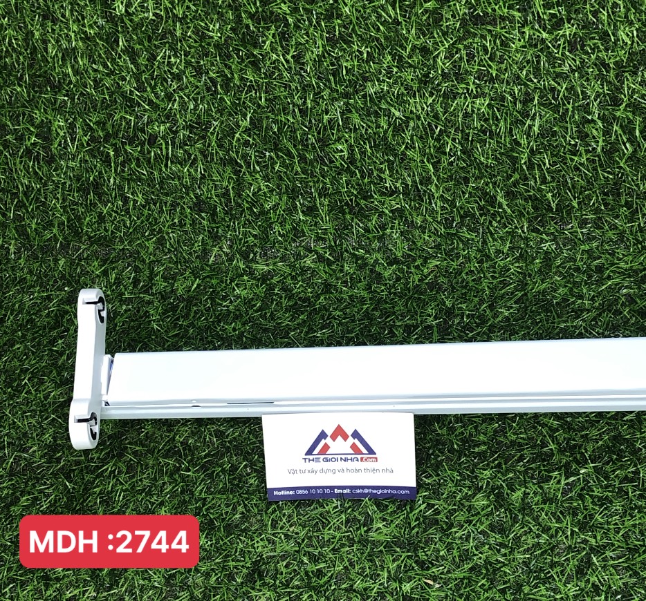 Máng đèn batten led tube T8 dành cho bóng đôi 20W, dài 1m2 MPE EMDK-220