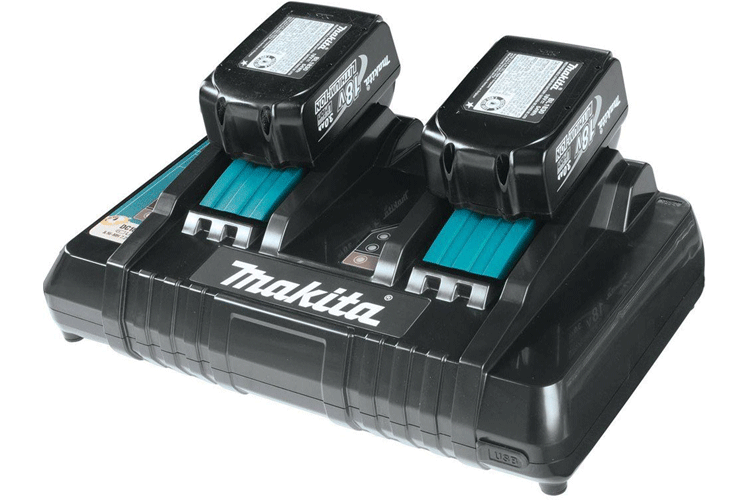 Sạc pin Li-Ion nhanh 2 cổng Makita DC18RD (196933-6)