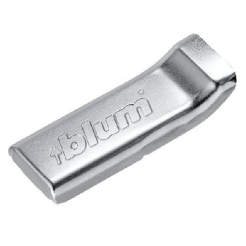 Tùy chọn nắp bản lề, 70.1663.BP L/8031633 Cho thân bản lề trùm nửa, lọt lòng của góc mở 107° và  95°, dập logo Blum, bên trái, màu Niken