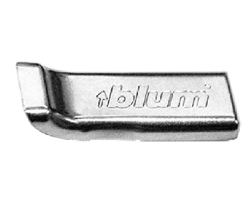 Tùy chọn nắp bản lề, 70.1663.BP R/2872593 Cho thân bản lề 107° trùm nửa, lọt lòng của góc mở  107° và 95°, dập logo Blum, bên phải