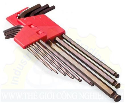 Bộ Chìa Lục Giác Bi 9 Cây Dài Crossman 66-099