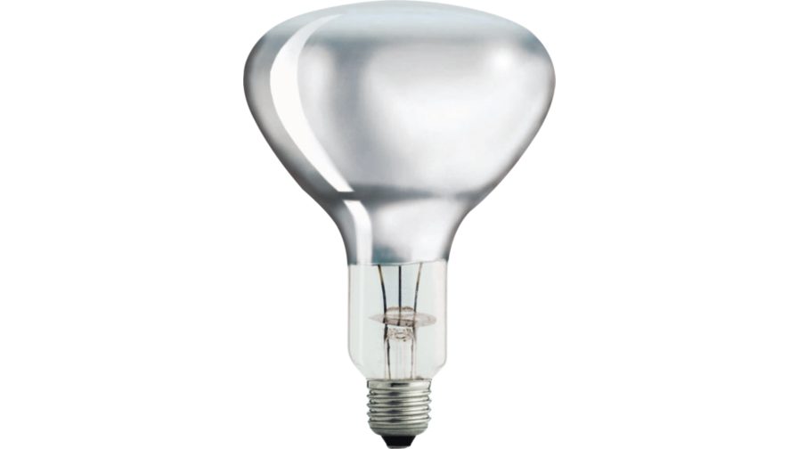 Bóng đèn Philips BR125 dạng nấm, đuôi xoáy E27 250W E27 230-250V CL 1CT/10