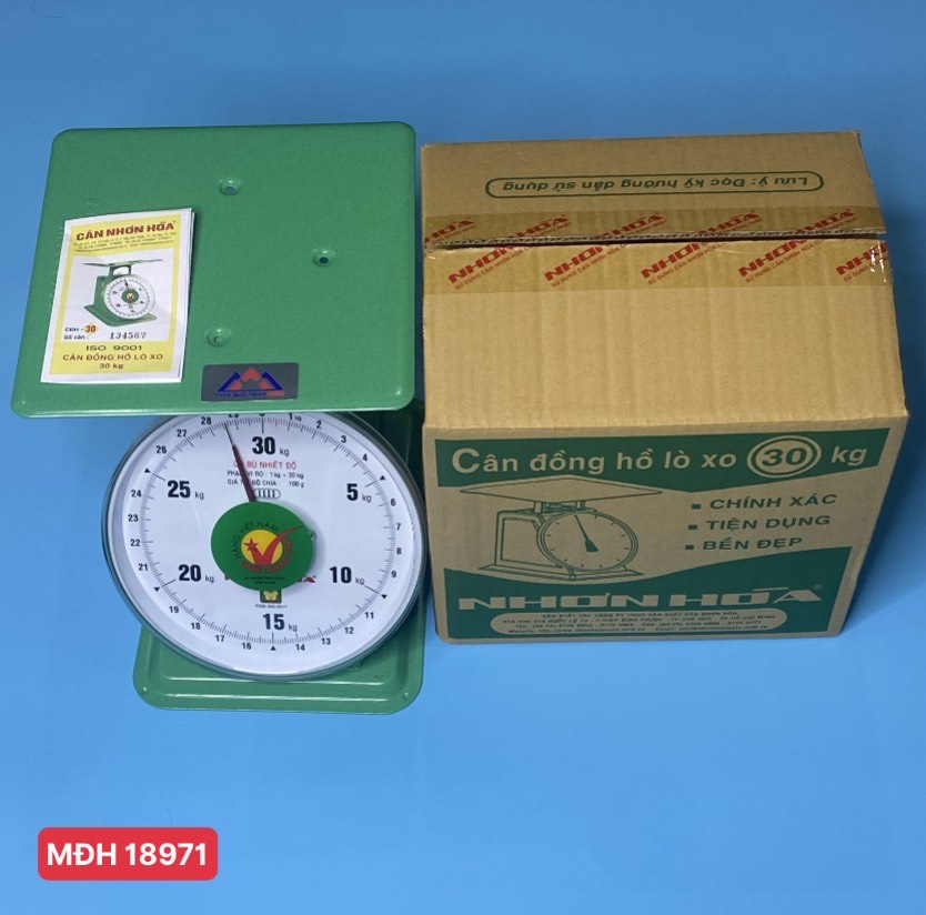 Cân đồng hồ lò xo Nhơn Hòa 30kg CĐH-30