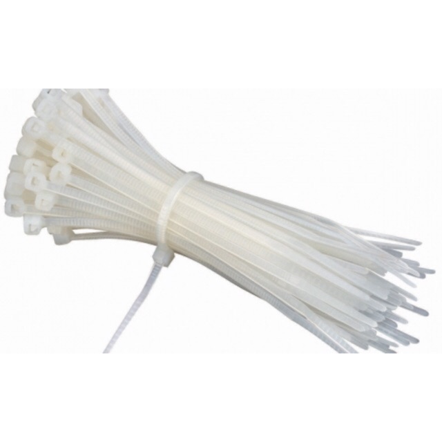 Dây rút nhựa 3 tấc, KT 8x300 bản lớn, rộng 7.6mm, đóng gói 100 sợi/gói