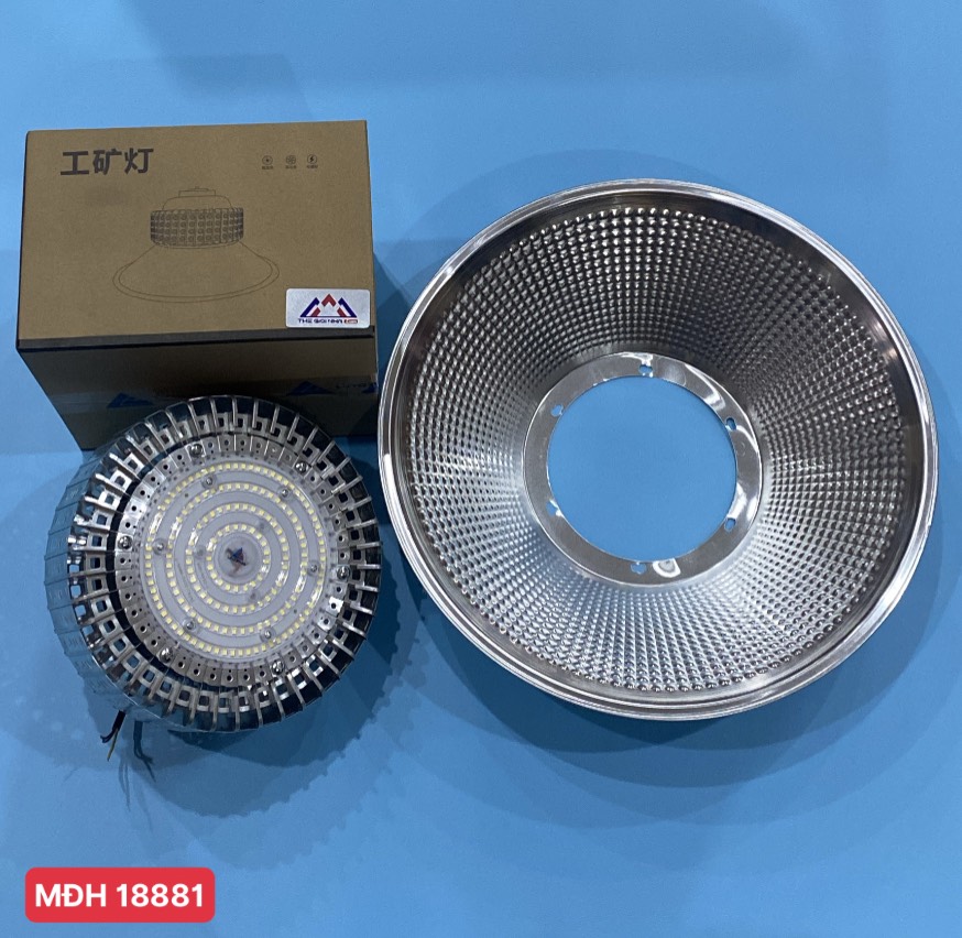 Đèn nhà xưởng 150W Lingzhao ZSDNX-021, ánh sáng trắng, Kích thước hộp màu 248*248*178