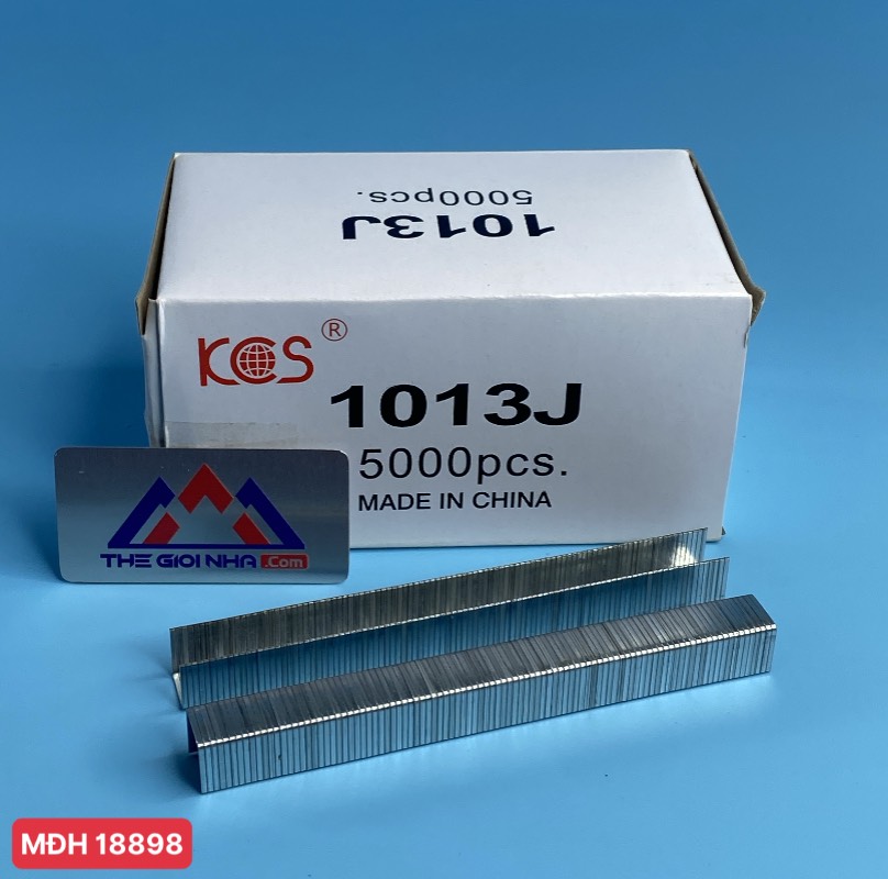 Đinh U 1013J KCS, hộp trắng 5000 cây ghim