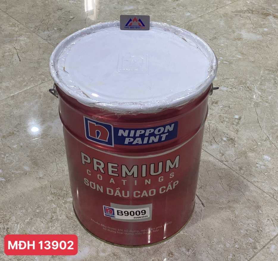 Sơn Nippon Tilac màu vàng 18L/ thùng, mã màu B9009 Innocence