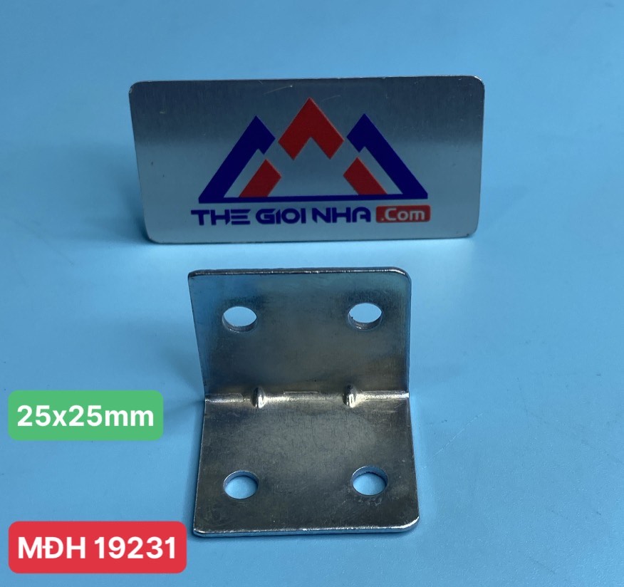 Bát ke góc L, bát ke góc vuông, KT: 25 x 25, loại 4 lỗ