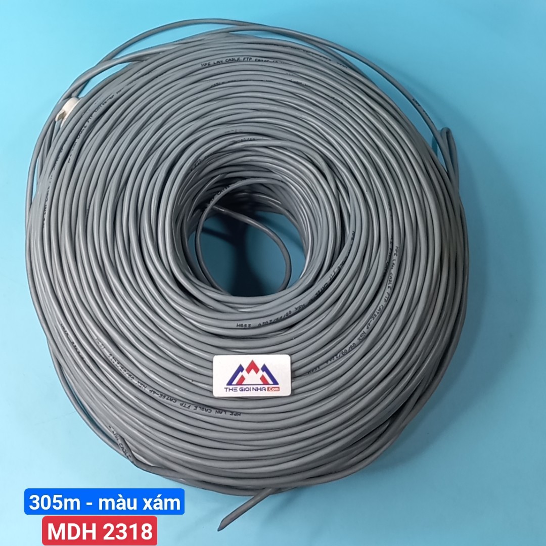 Dây cáp mạng CAT5E FTP MPE CAT5E-4P 4 đôi 5.6mm, 305m/cuộn