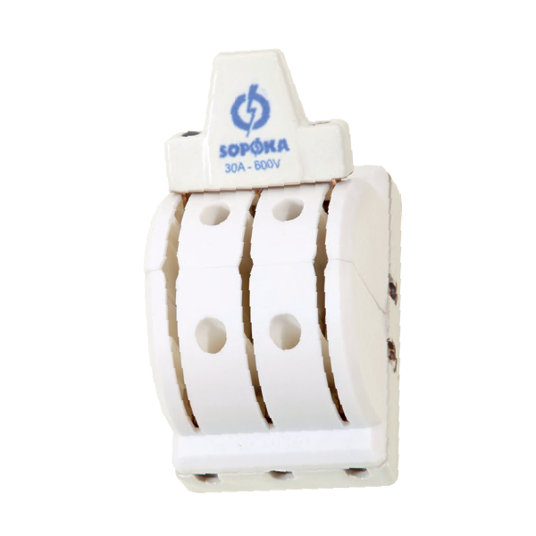 Cầu dao đảo chiều đế sứ cực đúc 30A 3P 2N Sopoka D26