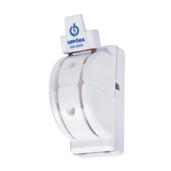 Cầu dao đảo chiều đế sứ cực đúc 30A 2P 2N Sopoka D19