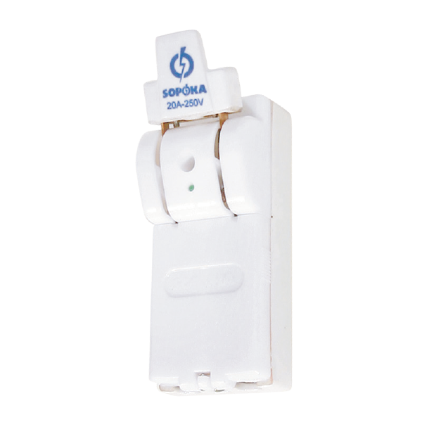 Cầu dao đế sứ cực đúc 2P 20A Sopoka D3
