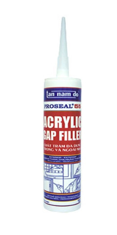 CHẤT TRÁM PROSEAL 55 ACRYLIC GAP FILLER - 300ML WHITE
