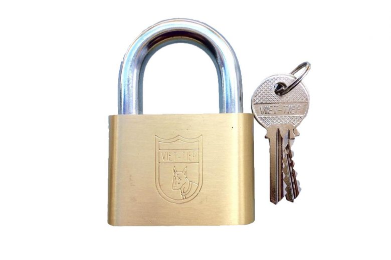 Khóa treo đồng bấm Việt Tiệp 0138 MB