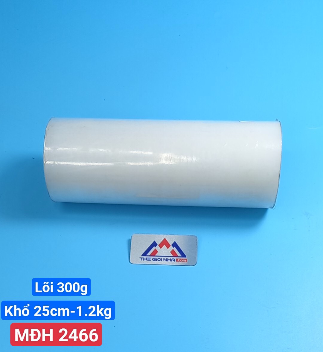 Màng PE quấn tay khổ 25cm 1.2kg, lõi 300g