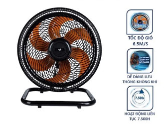Quạt sàn ASIA 80W STB1601 / VY636890 - Sải cánh 40cm Turbo