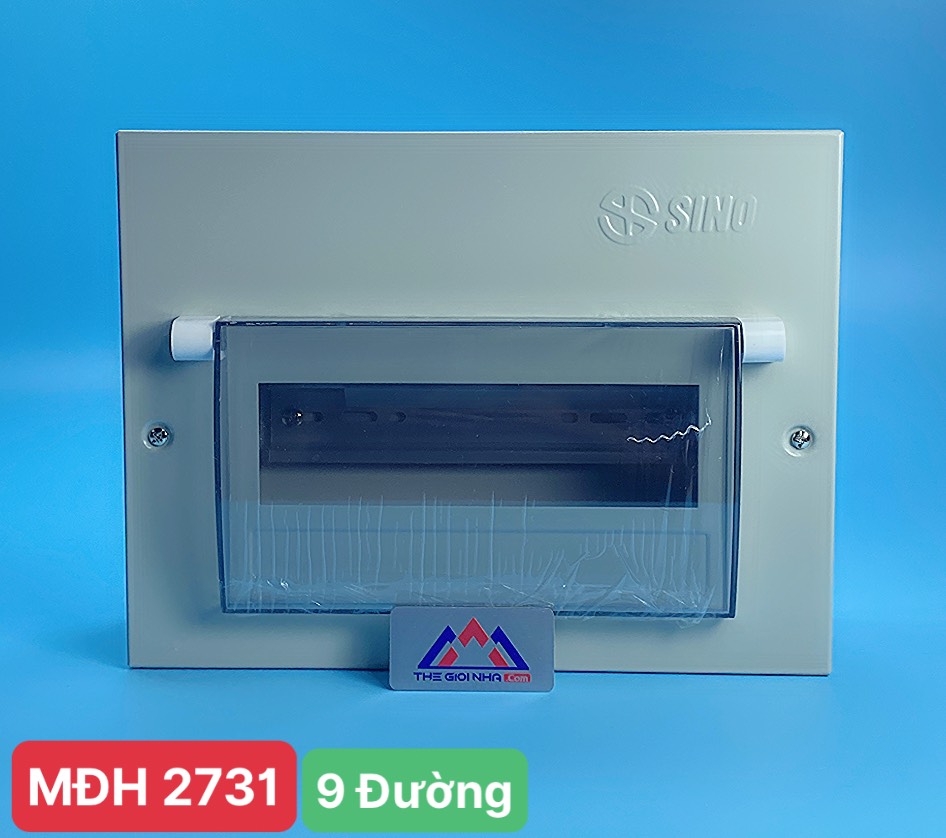 Tủ điện kim loại chứa 9 đường Sino EM9PL
