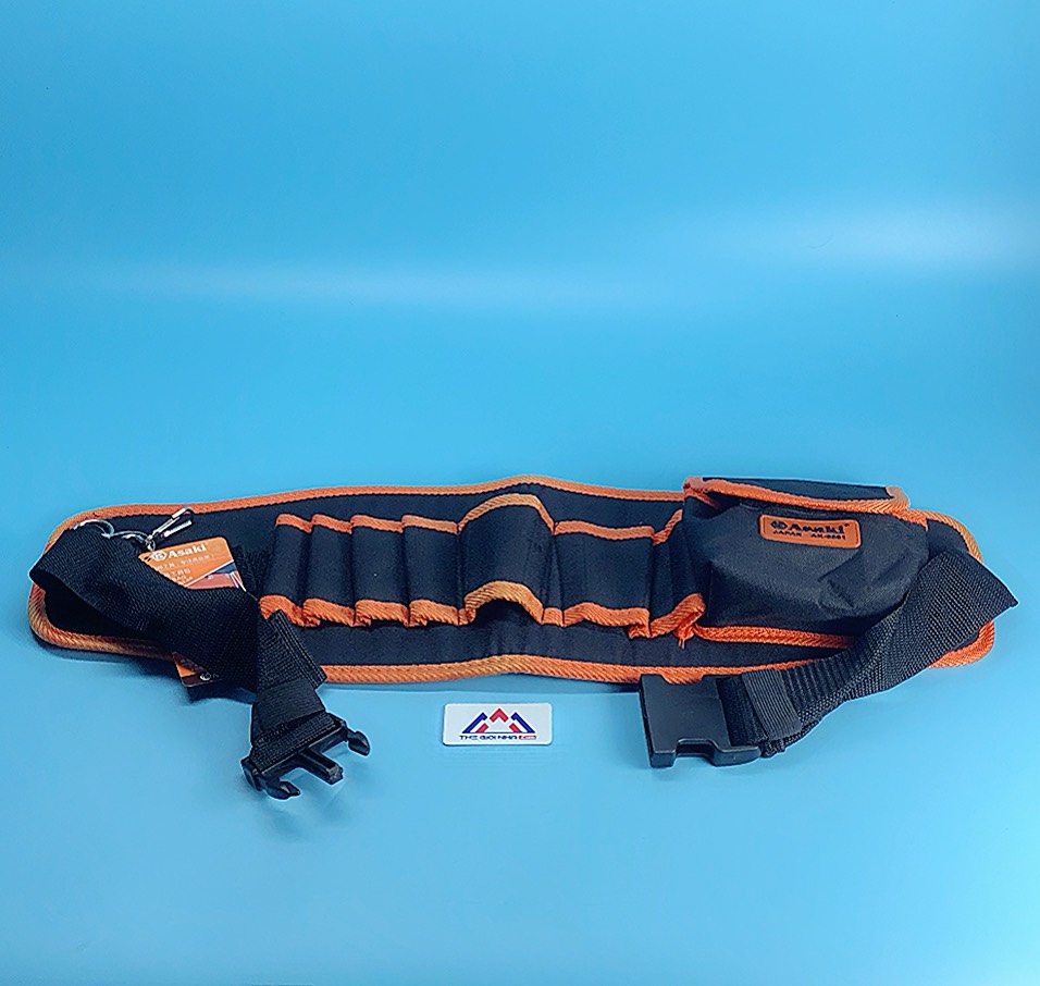 Túi đeo thắt lưng đựng đồ nghề ASAKI AK-9991, 15 ngăn