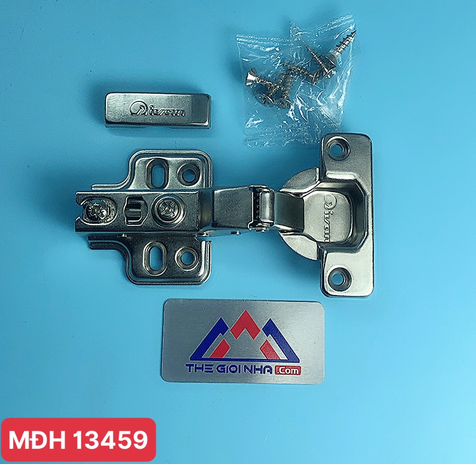 Bản lề bật giảm chấn IVAN 01418.002 NP cong vừa