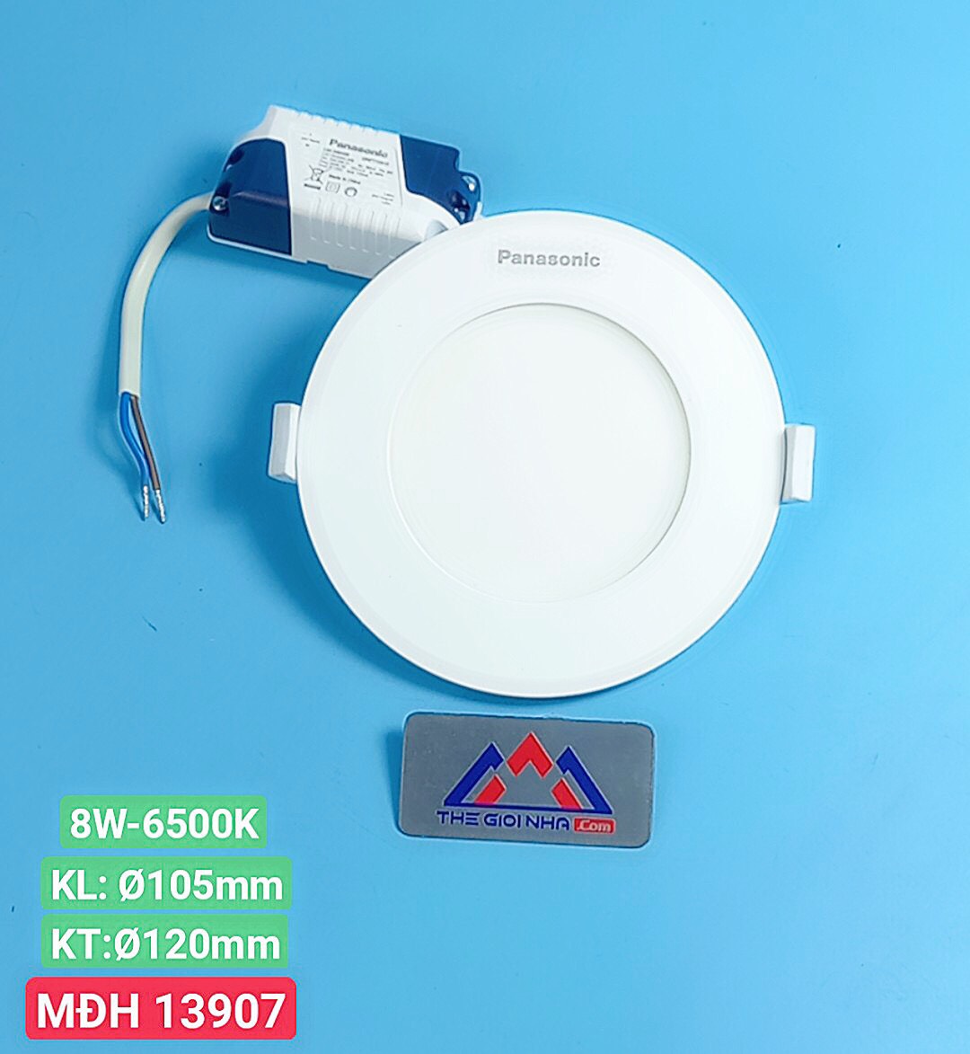 Đèn Downlight panel tròn, 8W, ánh sáng trắng Panasonic NNP722663