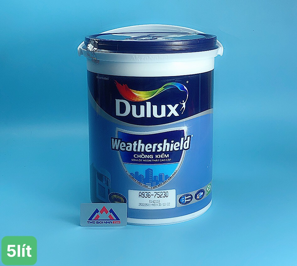 Sơn lót chống kiềm ngoài trời Dulux Weathershield A936 5L